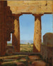 Kolumny świątyni Neptuna w Paestum - Constantin Hansen — widok dzieła