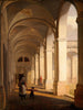 Portyk zamku Christiansborg w Kopenhadze - Constantin Hansen — widok dzieła