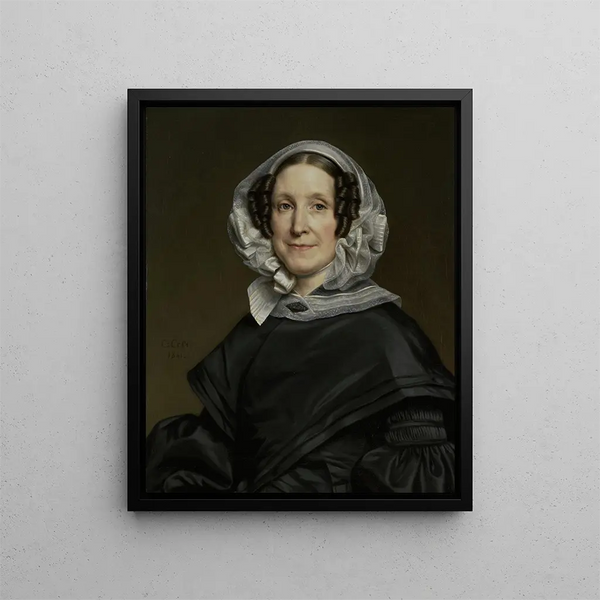 Aryna van der Pot 1786-1850 żona N. J. A. C. Hoffmann - Cornelis Cels — oprawiony obraz na ścianie