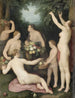 Pomona przyjmująca zbiór owoców - Cornelis Cornelisz van Haarlem — widok dzieła