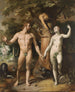 Upadek człowieka - Cornelis Cornelisz van Haarlem — widok dzieła