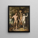 Upadek człowieka - Cornelis Cornelisz van Haarlem — oprawiony obraz na ścianie