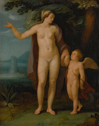 Cornelis Cornelisz Van Haarlem - Venus and Cupid in a landscape.webp