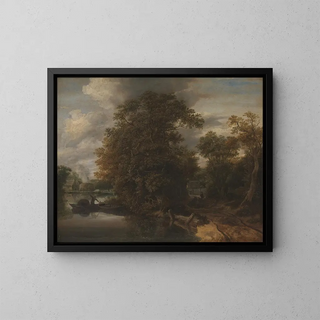 Cornelis Gerritsz Decker - Landscape by a River In the Background a Limekiln.webp