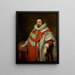 Portret Thomasa I barona Coventry 1578-1640 Lord Gardien du Grand Sceau - Cornelis Jonson van Ceulen — oprawiony obraz na ścianie