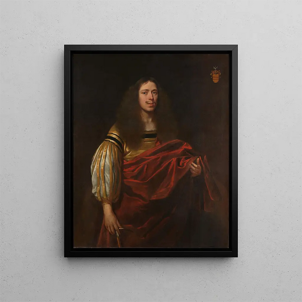 portret Johan Servaes van Limburg 1632-1698 - Cornelis Jonson van Ceulen — oprawiony obraz na ścianie