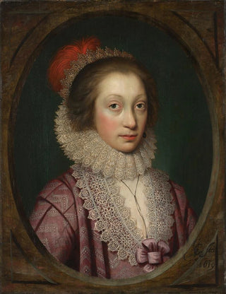 Cornelis Jonson van Ceulen - Portrait of a Woman possibly Elizabeth Boothby.webp