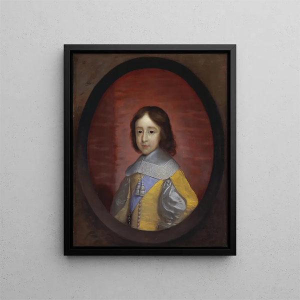 Guillaume III, książę Orange dziecięcy - Cornelis Jonson van Ceulen — oprawiony obraz na ścianie