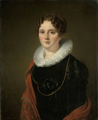 Cornelis Kruseman - Marie AllebHerckenrath Grandmother of the Painter August Alleb.webp