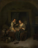 Dwie służące pijące i palące - Cornelis Pietersz Bega — widok dzieła