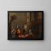 Collège des animaux - Cornelis Saftleven — oprawiony obraz na ścianie