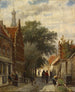 Rue d'Enkhuizen - Cornelis Springer — widok dzieła