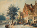 Le Havendijk d'Enkhuizen en été - Cornelis Springer — widok dzieła