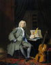 Portret członka rodziny Van der Mersch - Cornelis Troost — widok dzieła