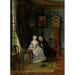 Amour inconvenant, peut-être une scène du veuf Joost avec Lucia, 2e scène de la pièce De wanhebbelijke liefde de CJ van der Lijn - Cornelis Troost — widok dzieła
