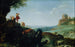 pejzaż z ucieczką do Egiptu - Cornelis van Poelenburch — widok dzieła