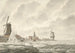 Widok na załamanie się lodu na i za balustradą za Runmolen w Gorinchem 20 lutego 1799 - Cornelis de Jonker — widok dzieła