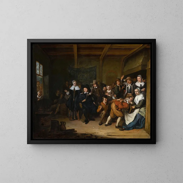La main chaude - Cornelis de Man — oprawiony obraz na ścianie