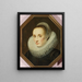portret Margarity de Vos - Cornelis de Vos — oprawiony obraz na ścianie