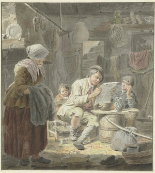 Cornelis van Noorde - De krantlezer.webp