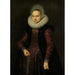 Reprodukcja obrazu portret Brechtje Overrijn van Schoterbosch - Cornelis van der Voort