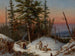 Traperzy na granicy - Cornelius David Krieghoff — widok dzieła