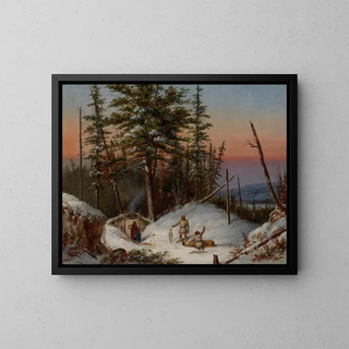 Cornelius David Krieghoff - Trappers on the Frontier.webp