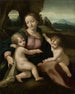 La Vierge à l'Enfant avec le petit saint Jean - Correggio — widok dzieła