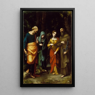 Correggio - Saints Peter Martha Mary Magdalen and Leonard.webp