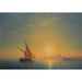 Reprodukcja obrazu Zachód słońca na Ischii - Ivan Konstantinovich Aivazovsky