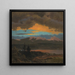 Zachód słońca nad doliną Hudson, Nowy Jork - Frederic Edwin Church — oprawiony obraz na ścianie
