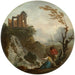 Para wędkarzy - Charles-François Lacroix — widok dzieła