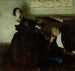 para romantyczna siedząca przy pianinie - Dean Cornwell — widok dzieła