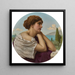 Serce na ustach i dusza w oczach - John William Godward — prezentacja dzieła na ścianie