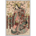 Reprodukcja obrazu Courtesan - Kitagawa Utamaro