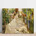 Reprodukcja obrazu Czeszący żagiel - Joaquín Sorolla