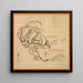 Croquis d'Ibarakidji - Shibata Zeshin — oprawiony obraz na ścianie