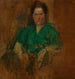 szkic kobiecej postaci - Olga Boznanska — widok dzieła