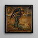 Kupida znajdującego Psychę śpiącą przy fontannie - Sir Edward Coley Burne-Jones — oprawiony obraz na ścianie