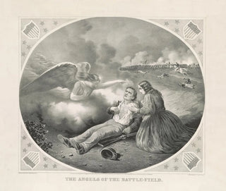 Anioły pola bitwy - Currier & Ives — widok dzieła
