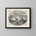 Anioły pola bitwy - Currier & Ives — oprawiony obraz na ścianie