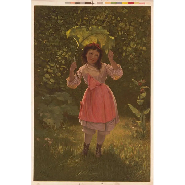 Mały promień słońca - Currier & Ives — oprawiony obraz na ścianie