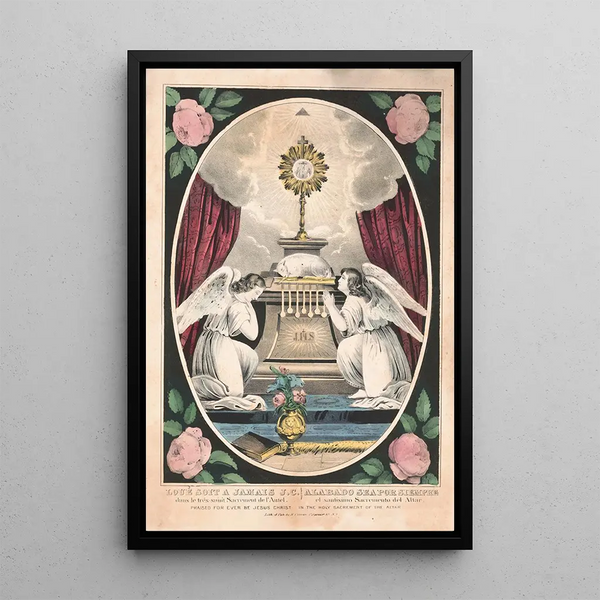 Reprodukcja obrazu Loué soit na zawsze Jezus Chrystus - Currier & Ives