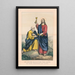 Święty Piotr przyjmujący klucze - Currier & Ives — oprawiony obraz na ścianie