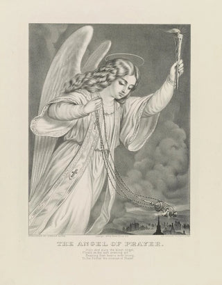 Currier Ives - The angel of prayer.webp
