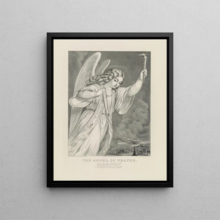 Currier Ives - The angel of prayer.webp