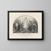 Le grand commandement - Currier & Ives — oprawiony obraz na ścianie