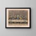 Ostatnia Wieczerza - Currier & Ives — oprawiony obraz na ścianie