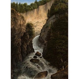Cyprian Lachnicki - Mountain waterwall in St Gervais.webp