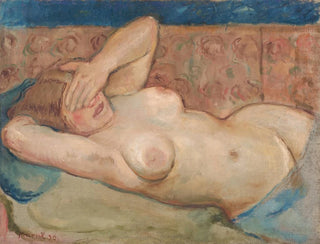 Nieśmiałe łóżko - Cyprian Majernik — widok dzieła